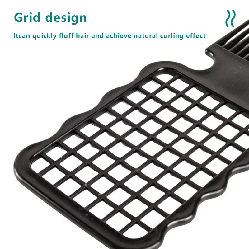 2/3/4/5/6Pcs Professional Curly Hair Sponge Twist Brush Magic Afro Comb Rat Tail Comb Durable Rubber Fork Comb Curly Hair Stylin