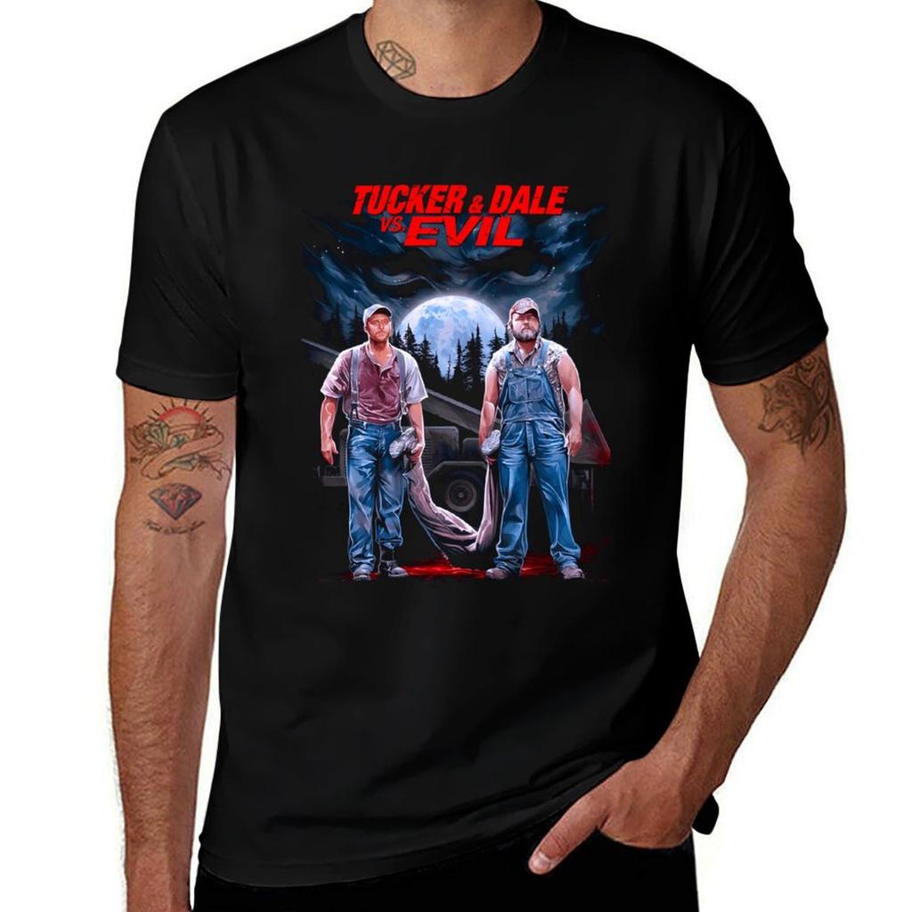 Tucker And Dale Vs Evil 2010 Tshirt Cheap Stuff Short Sleeve Tee Summer Tops Mens Fashion