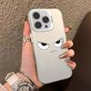 Funny Angry Face Phone Case for Xiaomi 14T 13T 12T Pro Mi 15 14 13 12 11 Lite 5G NE Plating Matte Hard Shockproof Bumper Cover
