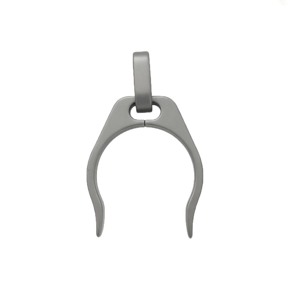 Durable Sports Bottle Hook Grey Camping Hiking Buckle New Titanium Alloy Buckle Home Decorative