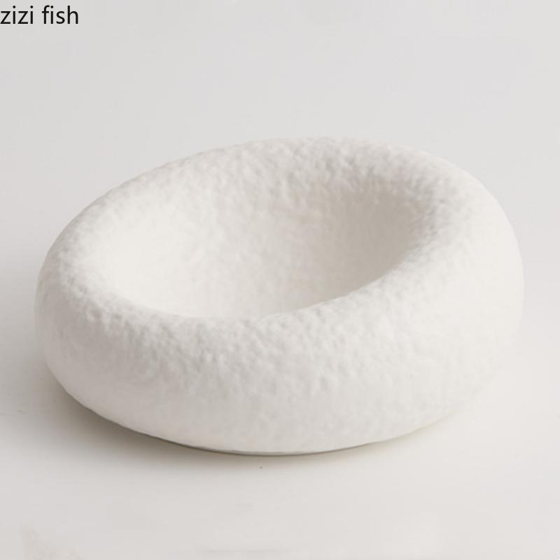 Керамическая двухслойная обеденная тарелка Наклонные десертные тарелки Тарелка для холодных блюд Суповые тарелки Фруктовая чаша Салатница Поднос для закусок