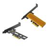 Адаптер PCIe на NVMe M.2 NVMe на PCIe 3.0 4X Карта-райзер с кронштейном для 2242 2260 2280 M.2 NVME