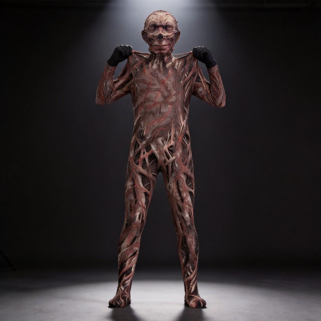 Костюм Гоблина из Марвел 3D для Косплея, Полный Костюм-Комбинезон для Хэллоуина