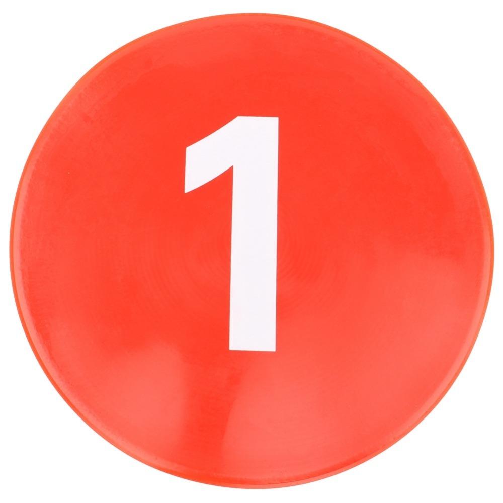 11PCS TPE Training Discs Round Flat Field Markers Durable Spot Markers Classroom Games