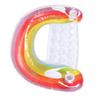 Rainbow Inflatable Chair Float U Seat Inflatable Single Person Swimming Pool Floating Raft Lounger