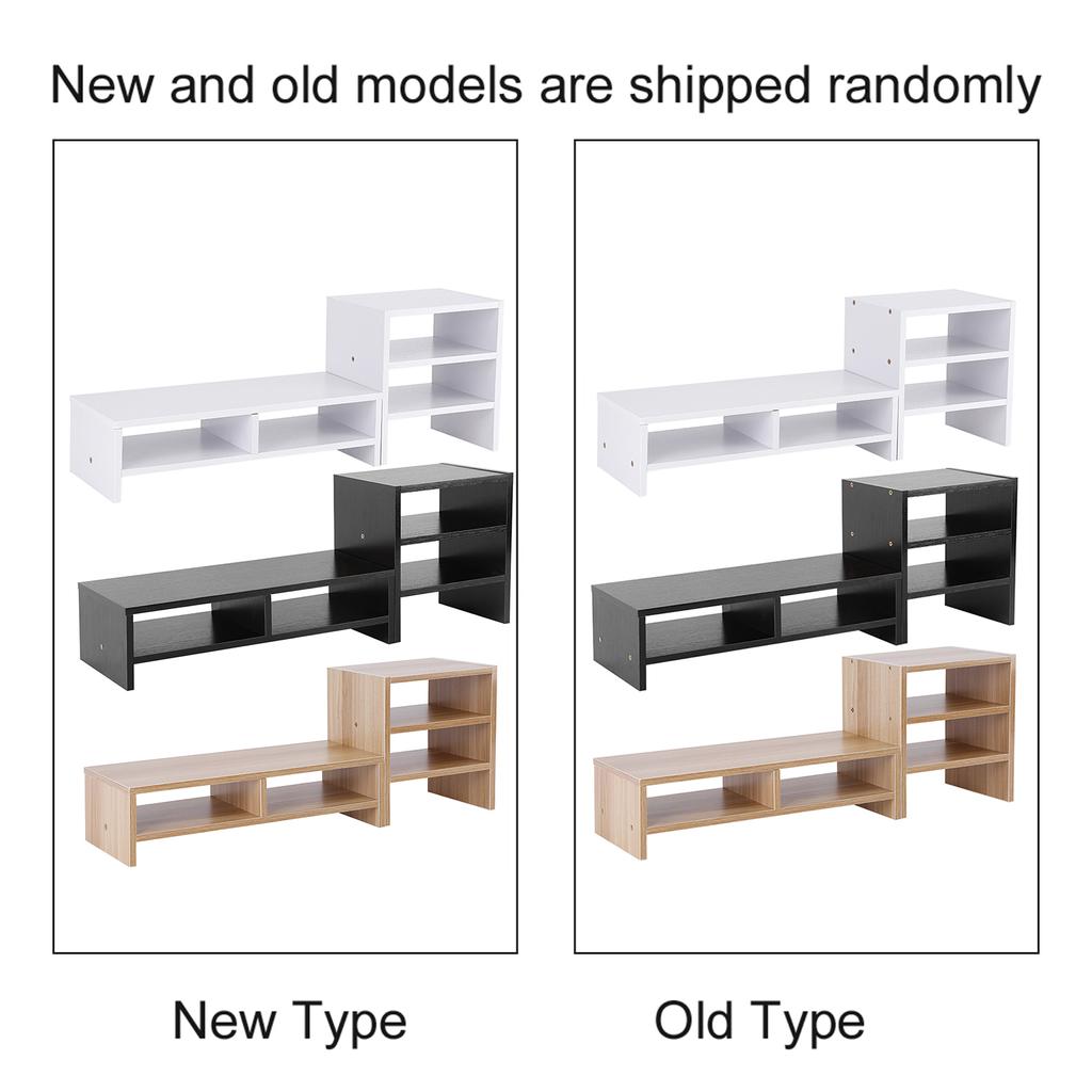 Подставка для монитора компьютера ноутбука Настольный деревянный органайзер для хранения вещей 3-слойная полка для компьютера Подставка для монитора компьютера