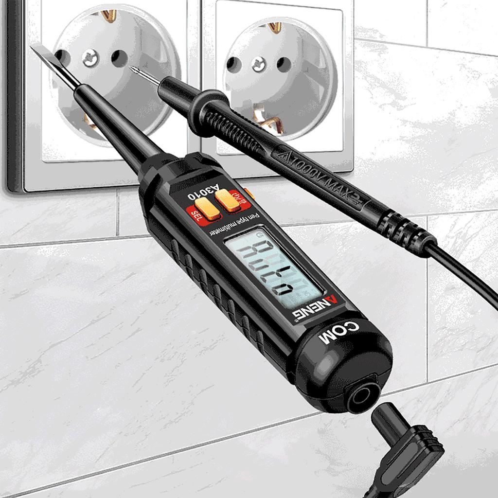 ANENG A3010 Перьевой мультиметр на 4000 отсчетов True-RMS с подсветкой Мультиметр Цифровой автоматический диапазон