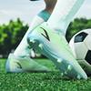 Mens Womens Youth Football Cleats AG Studs Natural Artificial Grass Outdoor Soccer Shoes Breathable Mesh Lining