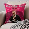 Mr Worldwide PPitbull Pillow Case Antidustmite Invisible zipper Sofa Bed