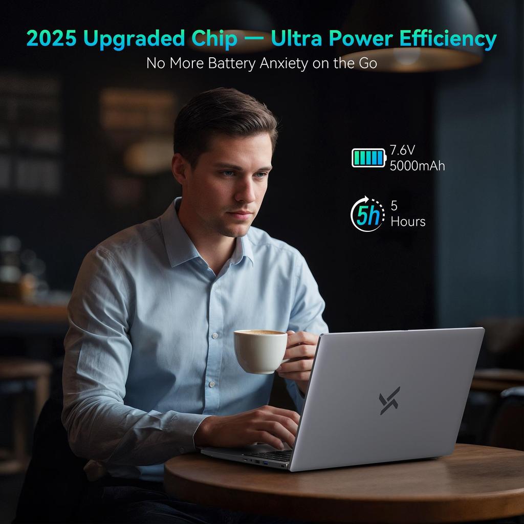 Hunidun Hibook 6 Laptop 15.6 inch 16GB+256/512GB Intel TwinLake N150 4 cores4 threads Windows11 Home Notebook