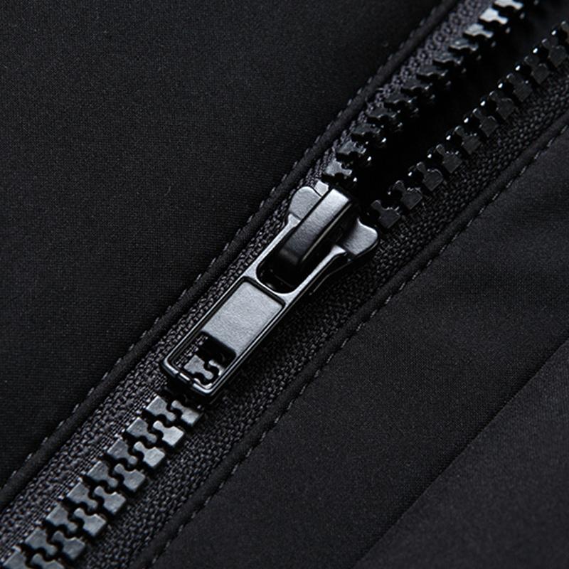 Зимние пуховики для мужчин Верхняя одежда Повседневная толстая теплая белая утиная пуховая длинная куртка с капюшоном для мужчин среднего возраста парка