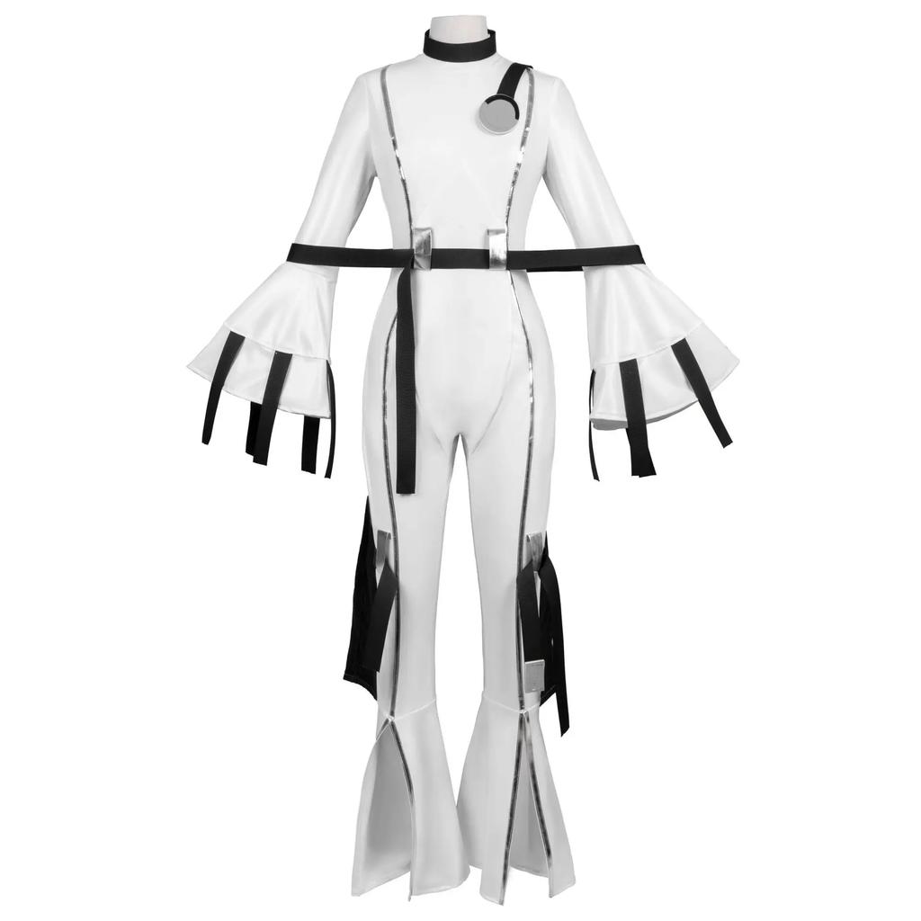 Anime Code Geass: Hangyaku No Lelouch Cosplay Costumes C.c. Cos Uniform White Slim-fitting Onesie With Green Wig Full Set