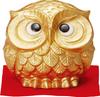 Shigaraki Ware Ornament Money Owl Width Depth Height 11cm 11.5x 9.5x 566-02