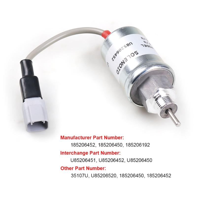 Электромагнитные клапаны остановки двигателя U85206452 для Perkins 402D 403D 404C