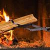 26-дюймовые щипцы для камина, сверхмощный железный захват для бревен, пинцет для бревен, коготь для бревен с длинной ручкой, щипцы для дров, аксессуары для камина для внутреннего и наружного применения