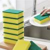 5pcs, Cleaning Sponge, Dish Scrubbing Brush, Pot Scrubber, Microfiber Dish Cloths, Scouring Pads, Cleaning Tools, Kitchen Accessories, Kitchen Gadgets