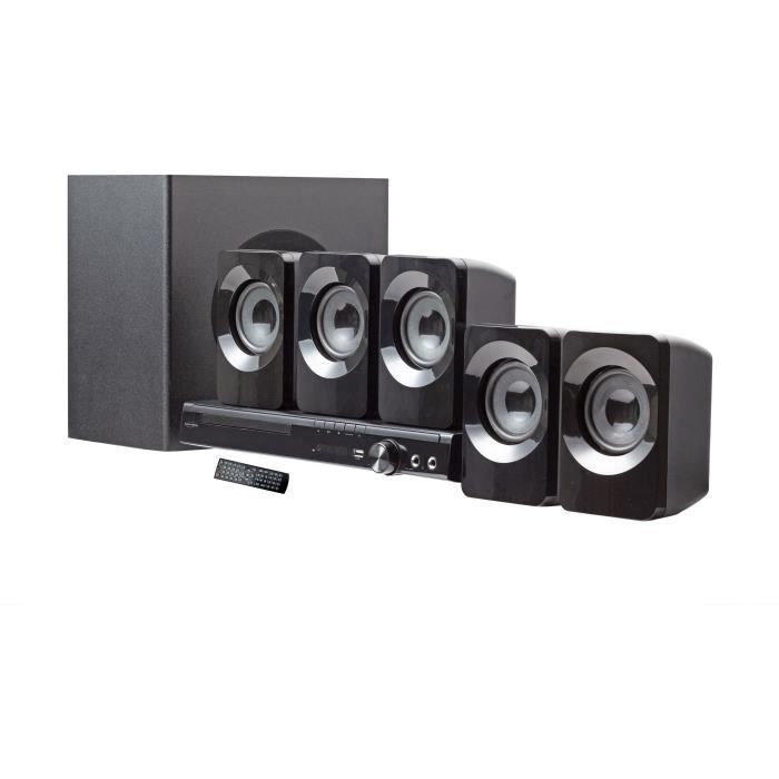 INOVALLEY 5.1 Home Cinema System with Bluetooth Subwoofer and DVD Player