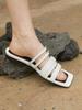 Blanc Toe Band Slide B21S37-White