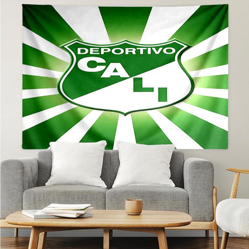 Deportivo Cali LOGO Tapestry for Bedroom Aesthetic Classroom Tapestries Wall Hanging for Living Room Dorm Office,Ideal Creative Gift
