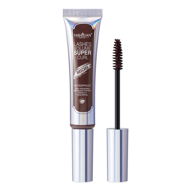 Цветная тушь для ресниц Dense Waterproof Slender Curled Long-Sticking Non-Smacking Mascara Makeup