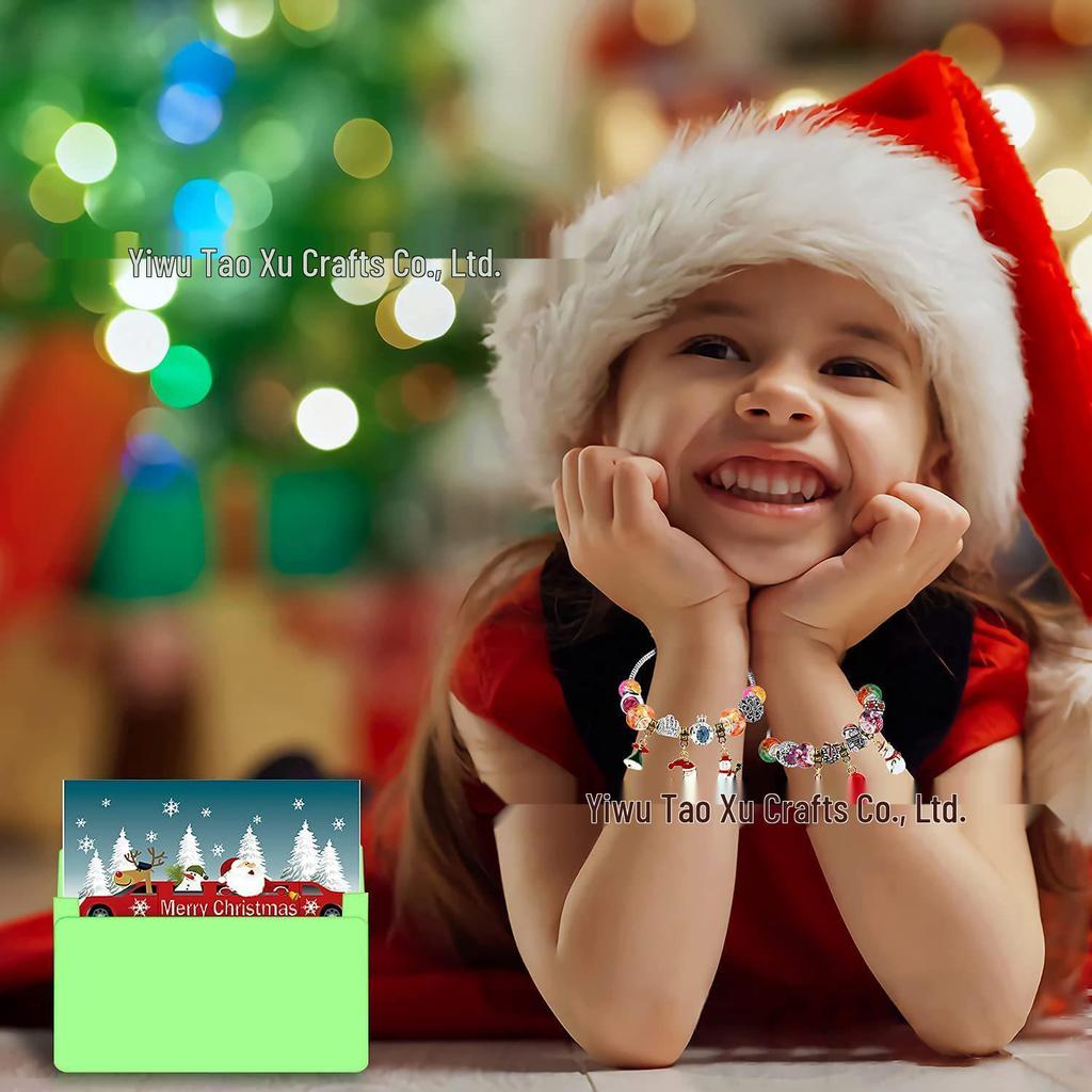 Набор для творчества «Адвент-календарь с креативными украшениями своими руками» - 24 коробки-сюрприза для обратного отсчета до Рождества