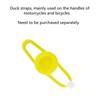 Motor Accessories Yellow Duck Ornaments with Helmet for Bike Without Lights Auto Accessories Duck In The Car Interior Decoration