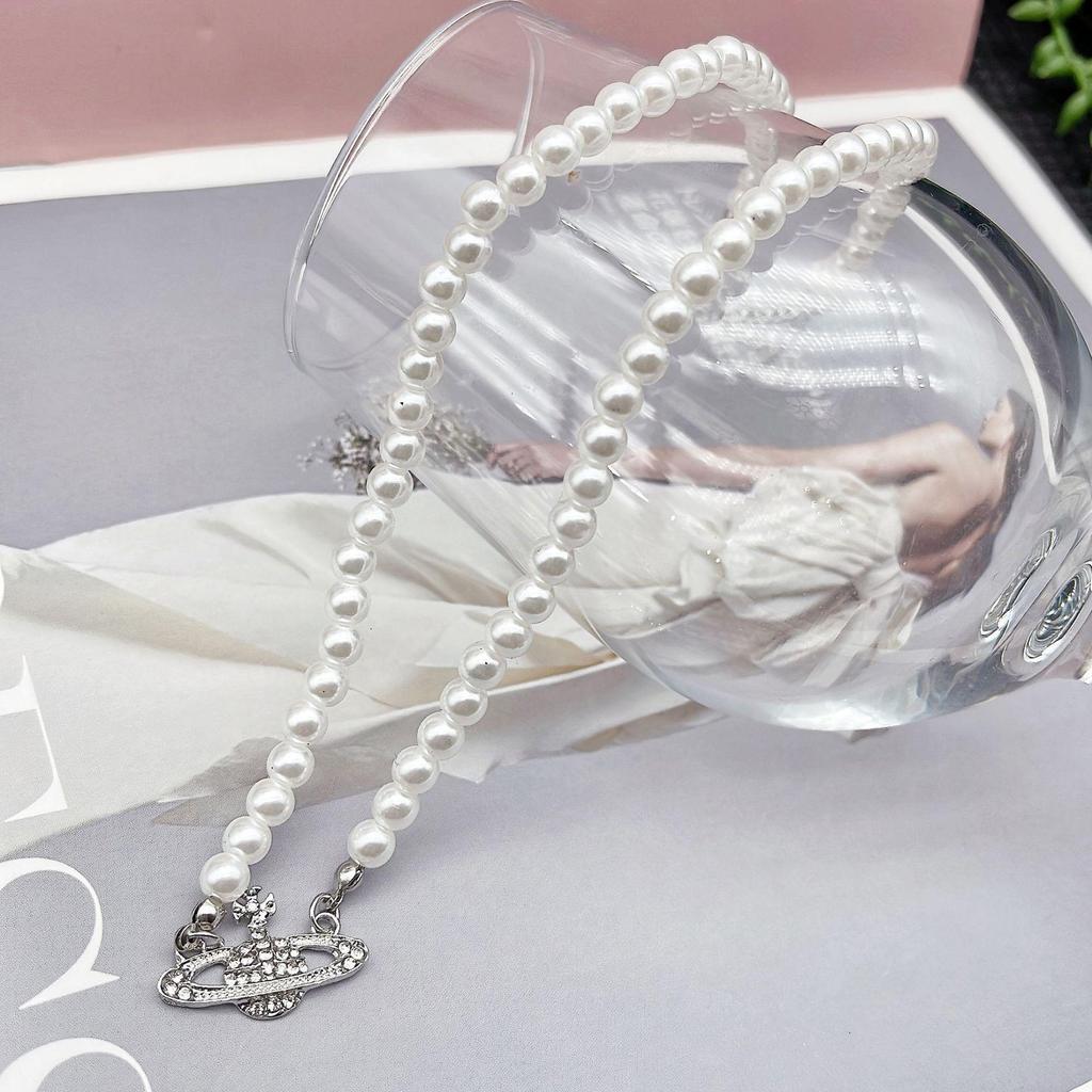 Летняя Императрица Сатурн Подвеска Ожерелье: Планетарный дизайн ключичная цепочка брошь для женщин, идеальный подарок на день рождения