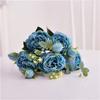 Домашний искусственный цветок реквизит для фотографии грозди пион роза 5 головок свадебные искусственные цветы украшения вечерние ювелирные аксессуары