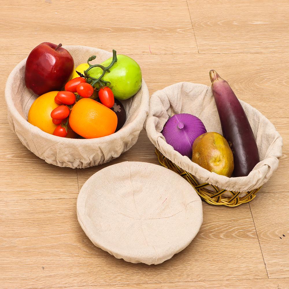 Wicker Fermentation Sourdough Basket Dougn Rattan Bread Proofing Baskets Bread Basket Cloth Liner