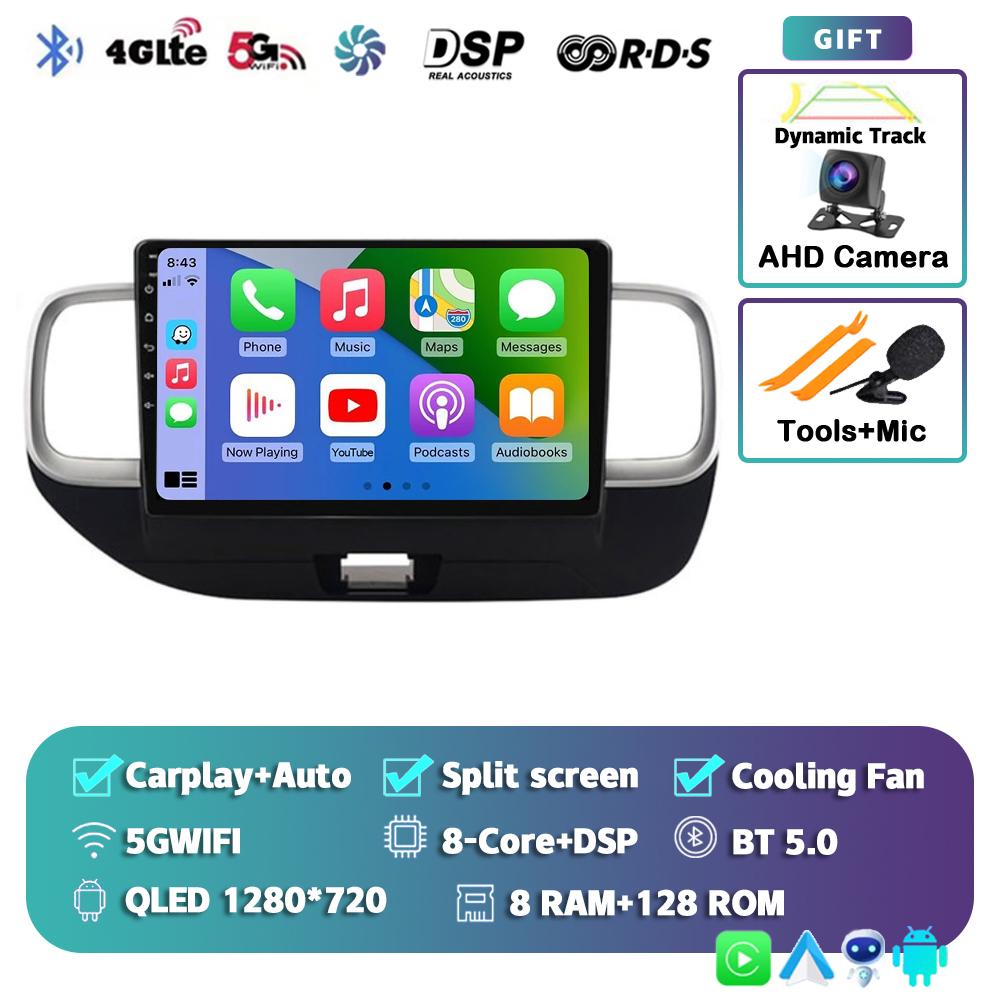 Android 14 Carplay Auto For HYUNDAI Venue 2019 2020 Car Radio Autoradio Multimedia Video Player GPS Navigation Stereo 2din Dvd