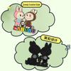 Labubu Cartoon Creative Metal Fridge Magnet – Cute, Strong Magnetic Decoration.