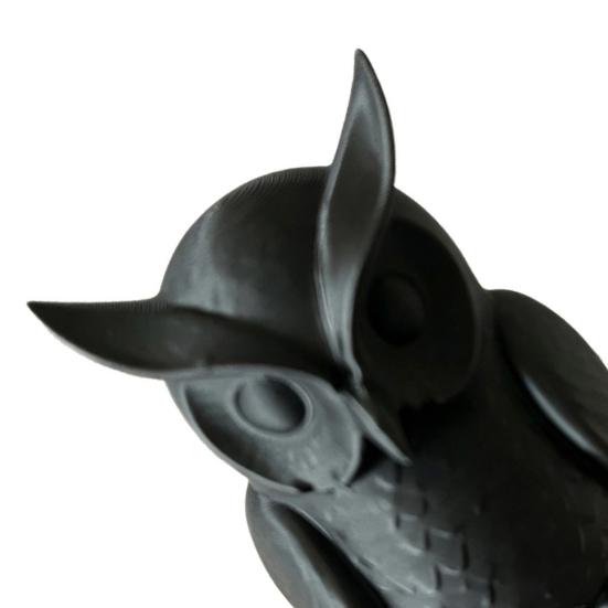Фигурка совы 3D-печать Маленькая статуэтка совы Коллекционная лесная животная Настольные украшения для дома Офиса Полки Декор