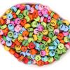 100 шт./Лот Акриловые Арабские Буквы Звуковые Плоские Расположенные Бусины Для Изготовления Украшений DIY для Детей Женщины Пазл Ручной Работы Шармы Браслет