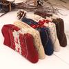 5 Pair Women Men Socks Lady Christmas Gift Sock Winter Cute Wool 3D Ladies Crazy Sock Female Thermal Thicken Warm Animal Socks