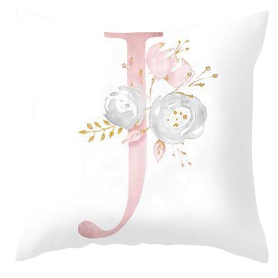 Английский алфавит с цветочным принтом наволочка на пояс наволочка для свадебной кровати