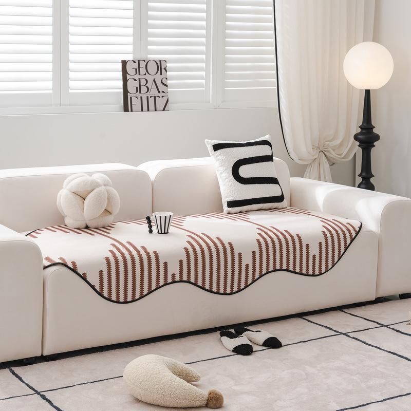 Chenille Sofa Cushion Non-Slip Four Seasons Universal Seat Cushions High-Grade Cover Cloth Leather Sofa Cover