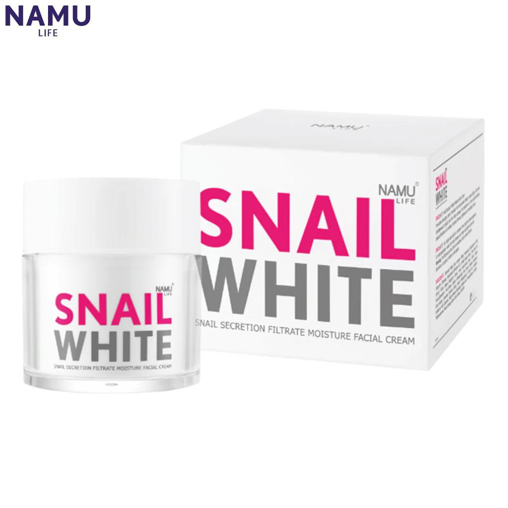 NAMU LIFE Snail Белый увлажняющий крем для лица 50 мл