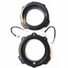 2Pcs 6.5" Car Speaker Adapter Spacer W/Wire Harness For Hyundai Ix35 Kia K3 K5