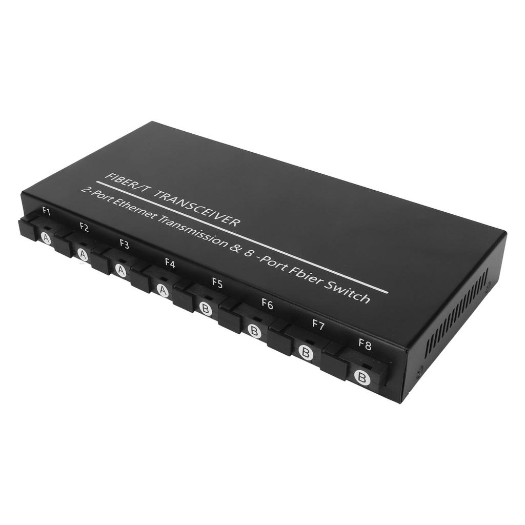 Gigabit Ethernet Switch 10 Ports 20KMSC Tx1310nm Rx1550nm LED Indicator Fiber Media Converter for