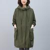 Women's Plus Size Mid-Length Trench Coat - Slimming, Stylish, Age-Reducing, Thickened for Spring & Autumn 2024