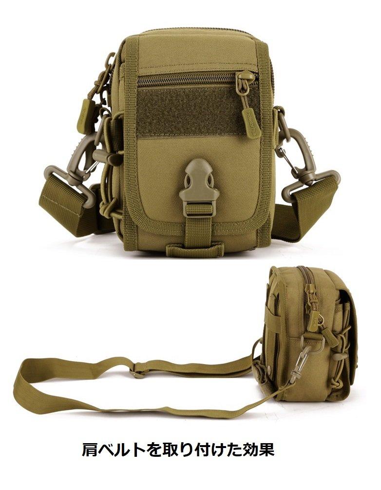 Маленькое хранилище для вещей доступно в 5 вариантах: наплечное, набедренное, повседневное, поясное, темно-коричневый камуфляж [PHOENIX IKKI] Маленький, удобный, сумка, крепится на велосипед,