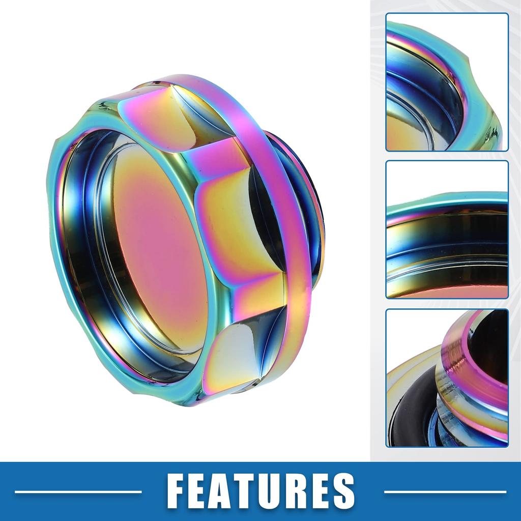 A ABSOPRO Car Filler Cap Engine Modified Tank Cover Engine B Series Engine D Series Multicolor