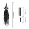 Sensor Party Decor Outdoor Halloween Decorations Screaming Witches Halloween Prop Light-Up Witches