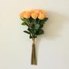 Realistic Simulation Rose Flower Real Touch Fake Flowers  Outdoor Garden Decor