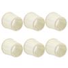 6PCS Beige Color Lamp Cover Crinkle Texture Chandelier Lampshade Elegant Fabric Lampshade  Bedroom