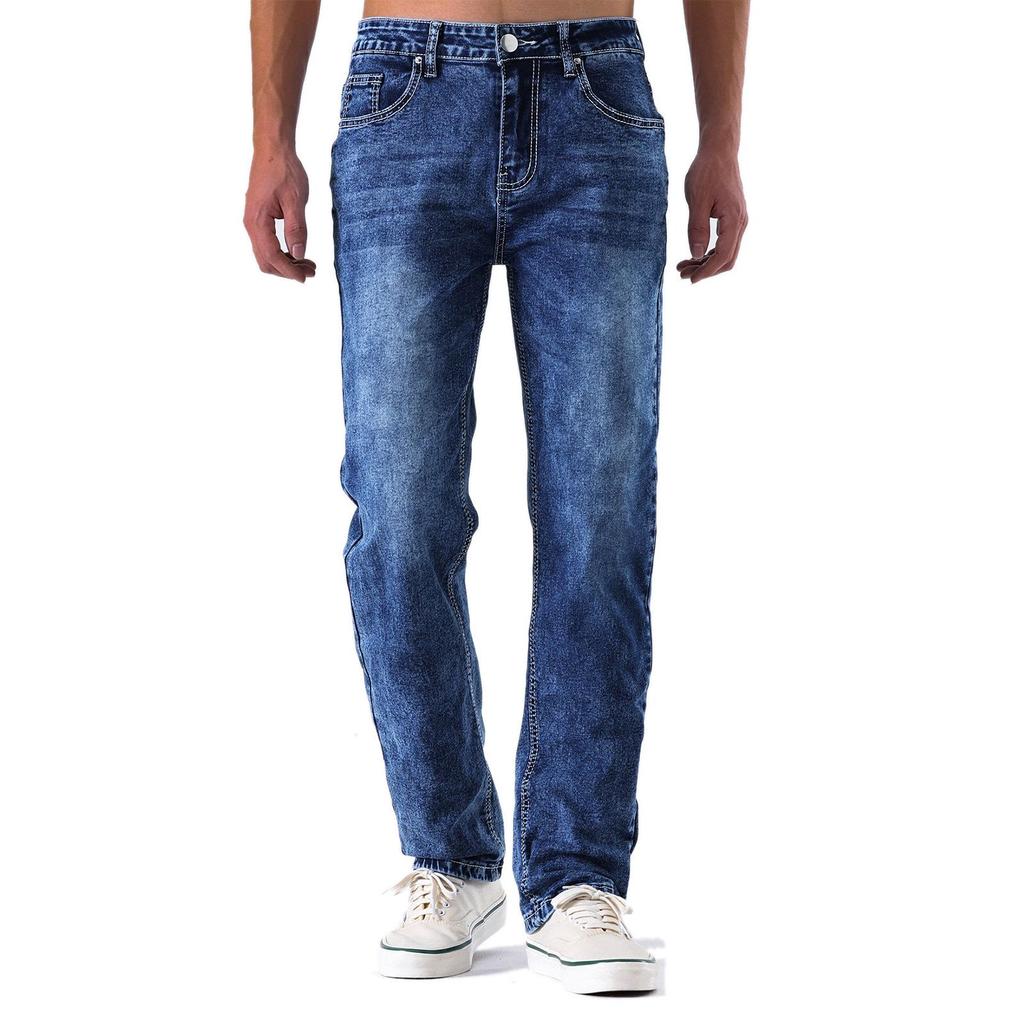 2024 High-Quality Four-Season Straight Men's Jeans - European and American Style