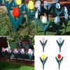 Plastic Garden Fence Set Decorative Tulip Flower Design Interlocking Border Fence for Walkways and Flower Beds