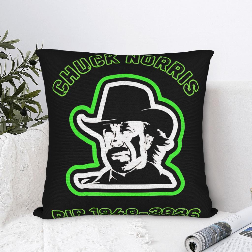 Decorative Pillow Covers Rip Chuck Norris Never Dies Stuff Home Throw Pillow Case Cover Zipper Multiple Sizes