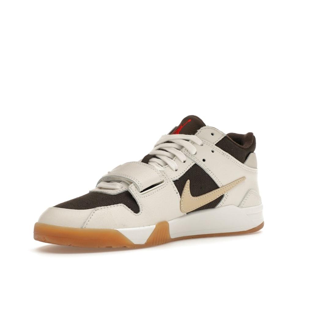 Travis Scott x Air Jordan Jordan Jumpman Jack TR Парус Унисекс Кроссовки Кремовый Муслин Темно-Мокко FZ8117-100