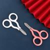 Portable Mini Pocket Scissors Stainless Steel Paper Cutter Stationery Safe Mini Scissor Art Tool